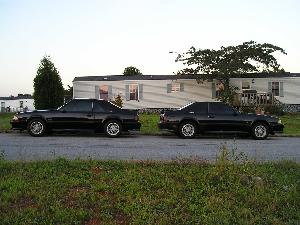 1987 Black BLACK Mustang GT T-Top No Description