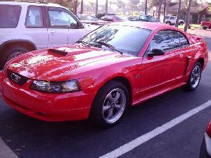 2001 Red Mustang GT No Description